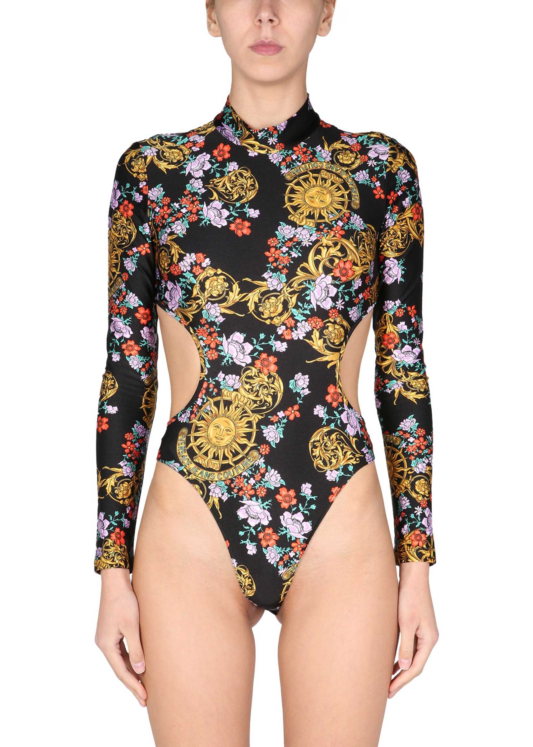 Versace Jeans Couture “Sun Flower Garland” Bodycon 72HAM222_JS060G53 MULTICOLOUR b-mall.ro imagine noua