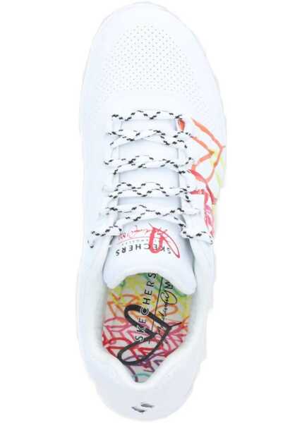 Sneakers SKECHERS Uno 2 - Floating Love White Femei (BM 8807472) 2
