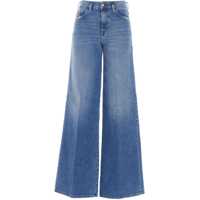 Blugi evazati Regular Waist D-Akemi Bootcut Jeans With Visible Stitchings Femei