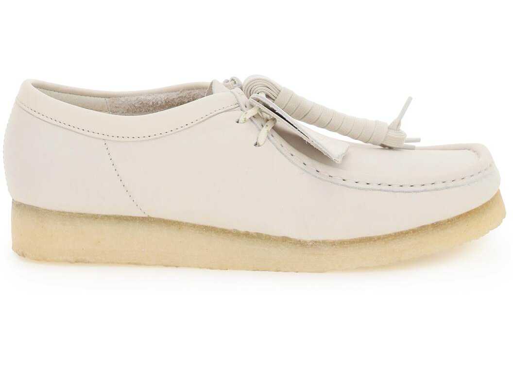 Clarks Originals Wallabee Cup Lace-Up Shoes OFF WHITE b-mall.ro