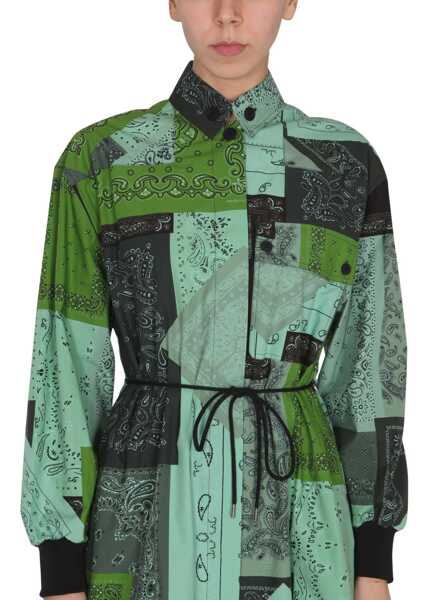 Rochii casual Kenzo Dress With Paisley Pattern GREEN Femei (BM 8810211) 4