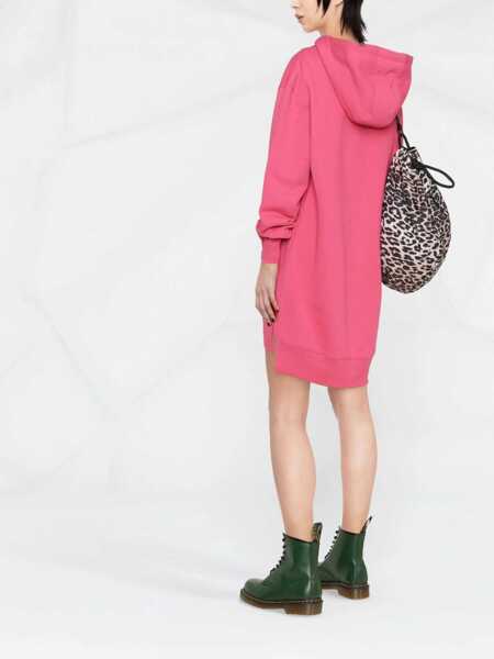 Rochii casual Moschino Dress With Multicolor Flocked Logo FUCHSIA Femei (BM 8810232) 4