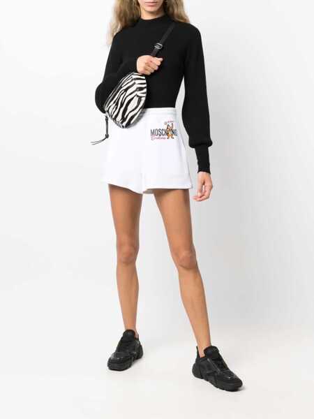 Pantaloni scurti Moschino Moschino X Kelloggs Shorts WHITE Femei (BM 8810238) 2