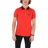 Tricouri Polo Pique' 4 Buttons T-Randy-New-A1 Polo With Logo-Print Barbati