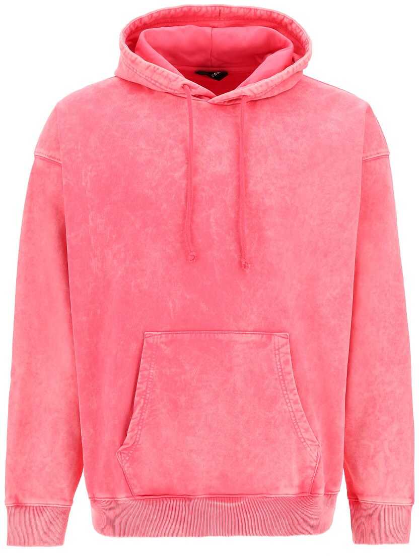Diesel Shaded Effect S-Ummer-E2 Sweatshirt With Hood Pink