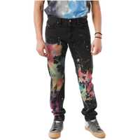Blugi slim fit 18Cm Painted Effect D-Kras-X-Sp3 Slim Fit Jeans L32 Barbati