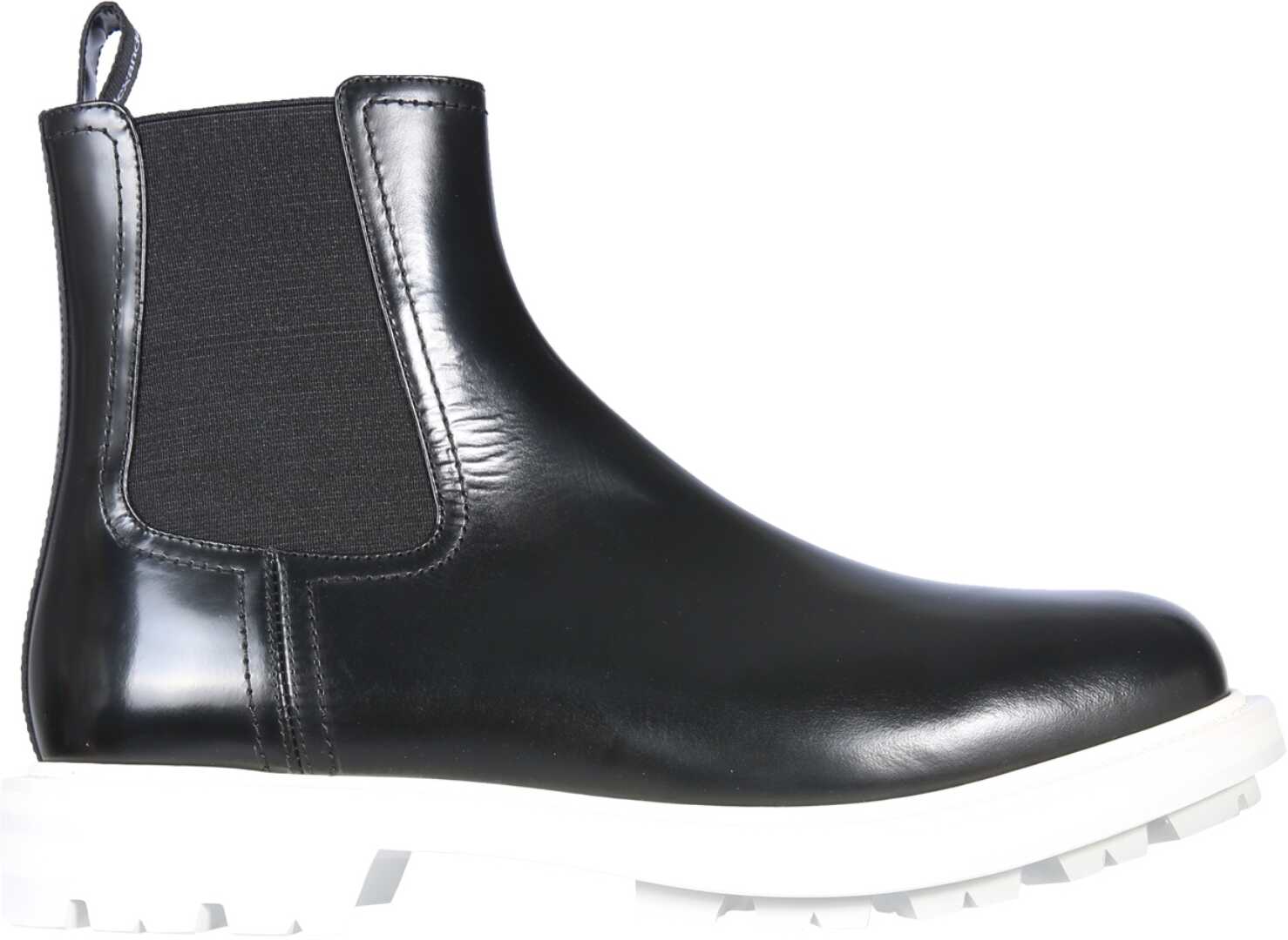 Alexander McQueen Chelsea Worker Boots BLACK