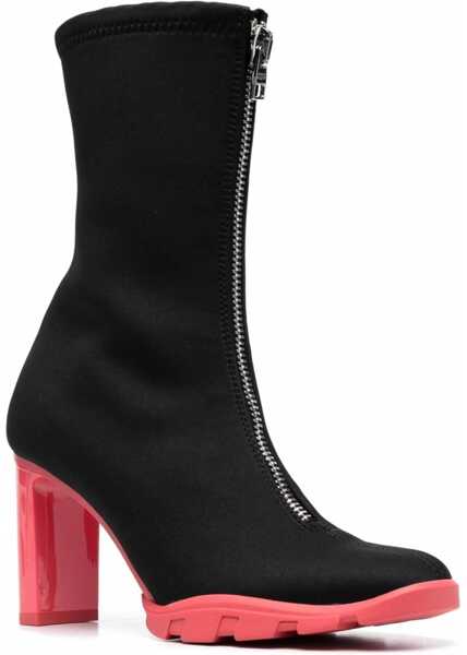 Cizme scurte Alexander McQueen Slim Tread Boots BLACK Femei (BM 8815857) 2