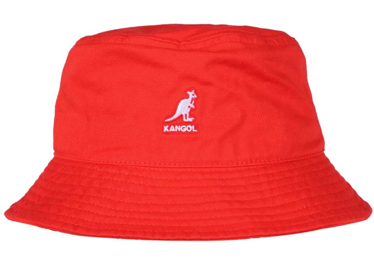 Kangol Bucket Washed Hat ORANGE