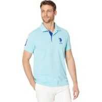 Tricouri Polo Slim Fit Big Horse Polo w/ Stripe Collar Barbati