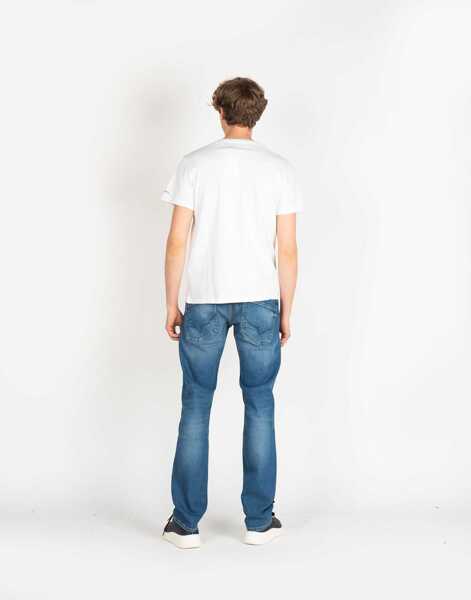 Pantaloni casual Pepe Jeans Cash Arch PM2060964 Niebieski Barbati (BM 8817207) 4