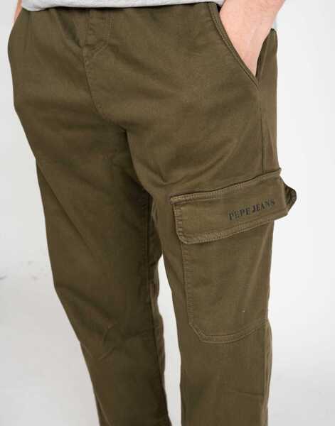Pantaloni casual Pepe Jeans Landan PM211430 Khaki Barbati (BM 8817228) 6