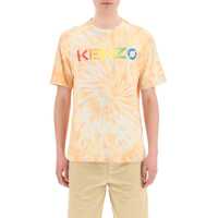 Tricouri Tie-Dye T-Shirt With Rainbow Logo Barbati
