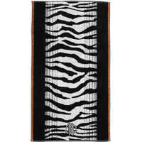 Prosoape de plaja Roberto Cavalli Home 60X110Cm Zebra Patterned Cotton Bath Sheet