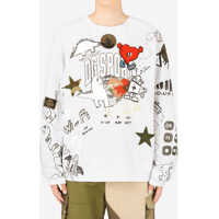 Hanorace Printed Sweatshirt With Patch Barbati