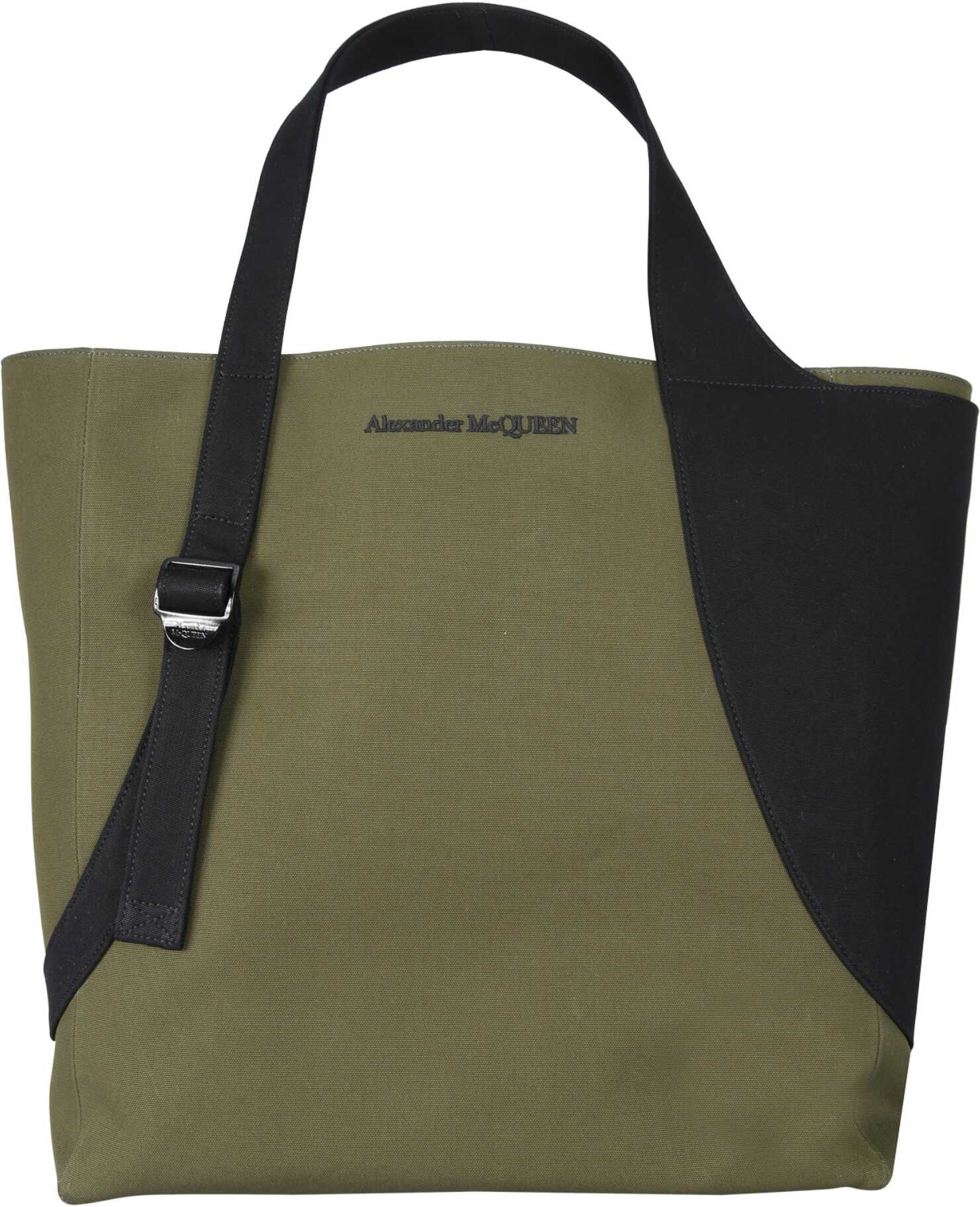 Alexander McQueen Harness Tote Bag GREEN Alexander McQueen