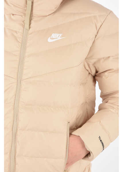 Geci de iarna Nike Logo Printed Down Jacket Beige Femei (BM 8821890) 3