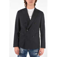 Sacouri elegante Pinstriped Boston Double Breasted Blazer Barbati