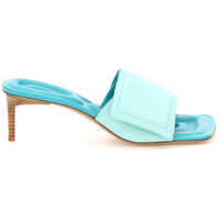 Saboti Leather Piscine Mules Femei