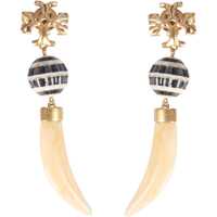 Cercei Horn Resin Drop Earrings Femei