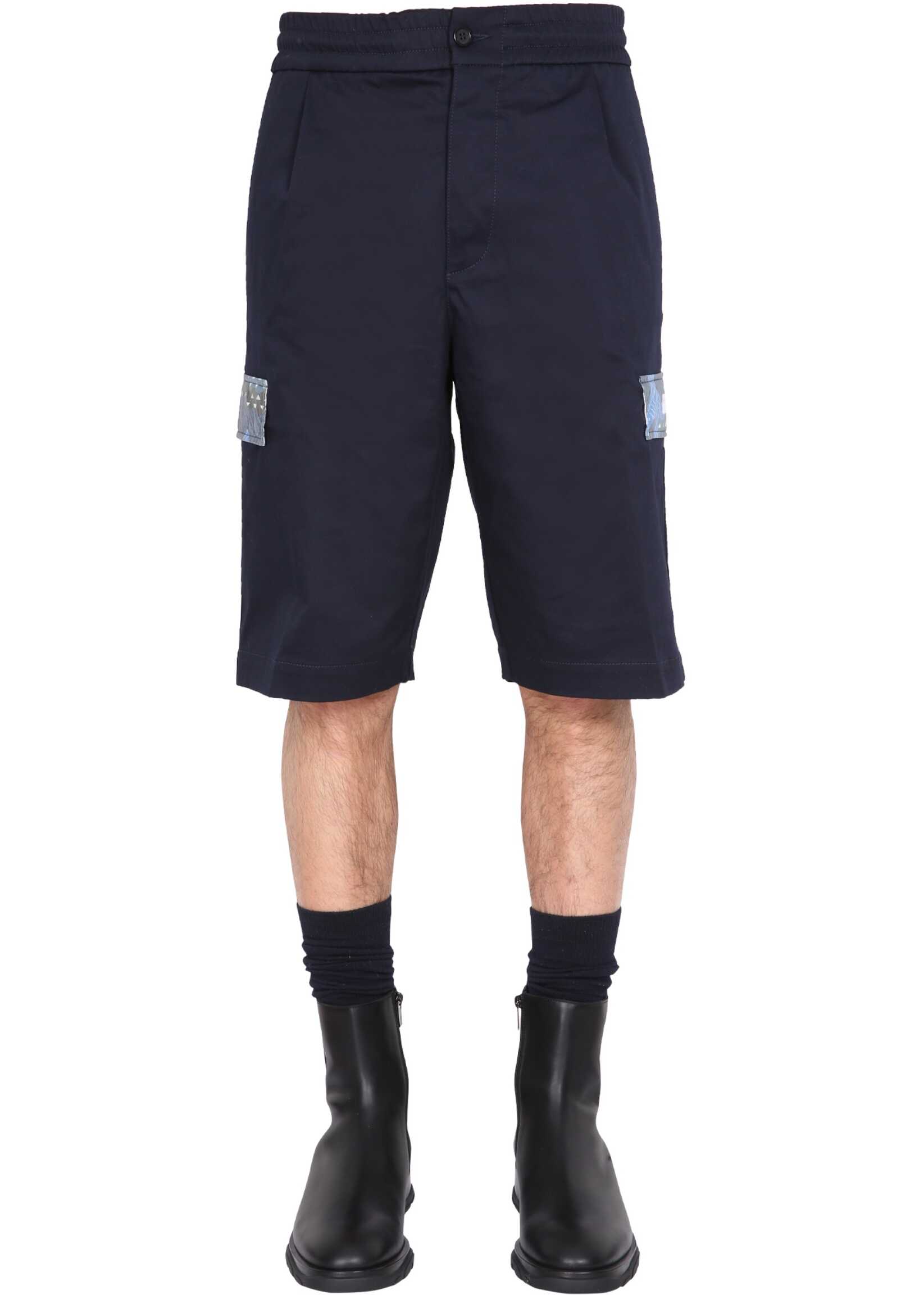 MISSONI BEACHWEAR Cargo Shorts BLUE