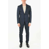 Costume Hairline Striped Cotton Gate Suit Barbati