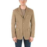 Sacouri elegante Id Cotton And Silk 3 Button Blazer Barbati