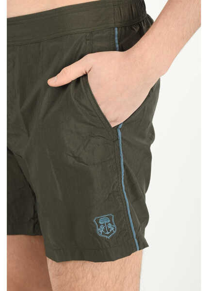 Sorturi de baie CORNELIANI Id Swim Shorts With Two Pockets Green Barbati (BM 8834184) 4