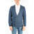 CORNELIANI Id Double-Breasted Cotton Cardigan Blue