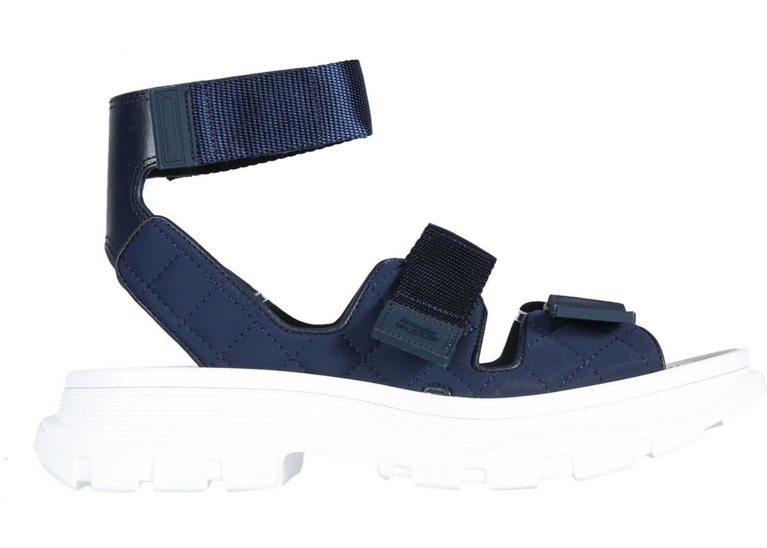 Alexander McQueen Tread Sandals BLUE