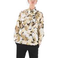 Camasi casual Side Buttoned Camouflage Shirt Femei