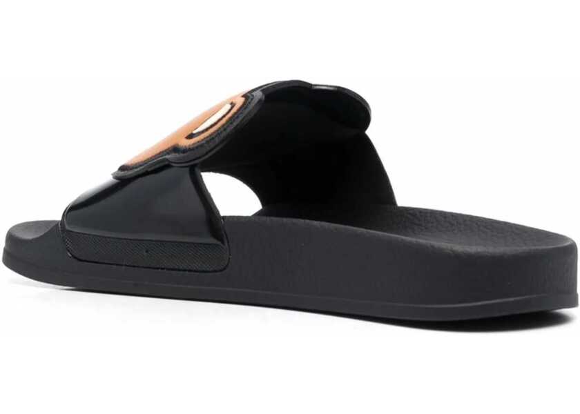 Papuci Moschino Slide Teddy Bear Sandals BLACK Femei (BM 8837544) 3