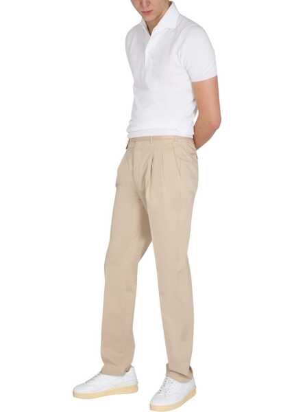 Pantaloni casual Lardini Poplin Pants BEIGE Barbati (BM 8840649) 2