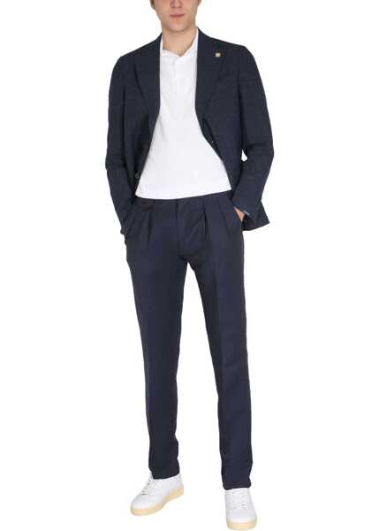 Sacouri office Lardini Single-Breasted Jacket BLUE Barbati (BM 8840652) 2