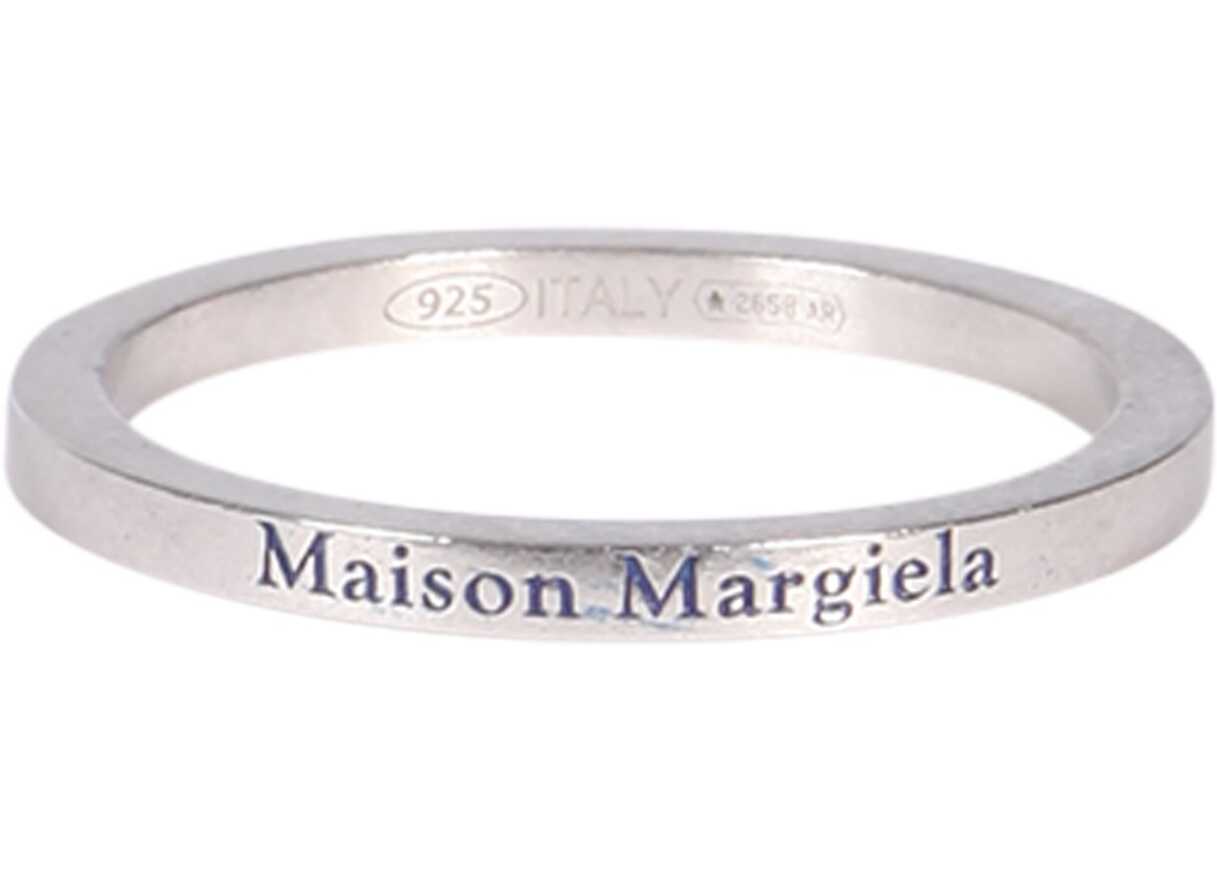 Maison Margiela Ring With Logo SILVER image