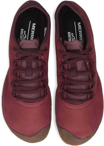 Pantofi alergare Merrell Vapor Glove 3 Luna Leather Burgundy Femei (BM 8842128) 4