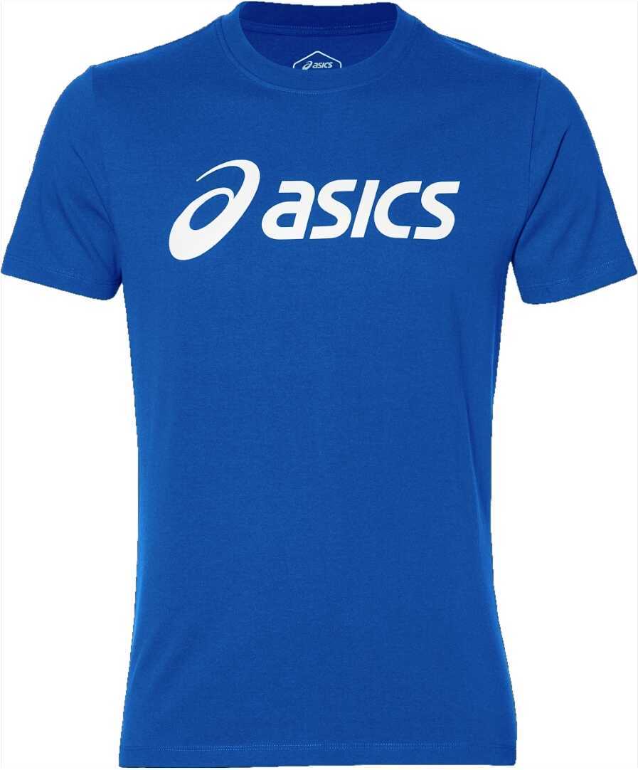 cement valve Mammoth Tricouri ASICS Big Logo Tee Blue Barbati (BM8842575) - Boutique Mall Romania