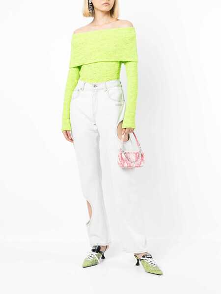 Bluze MSGM Boat Neck Top GREEN Femei (BM 8843517) 2