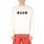MSGM Logo Print Sweatshirt WHITE