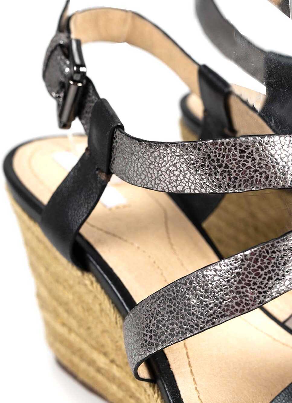 Sandale cu platforma Geox Soleil B D72N7B Czarny Femei (BM 8844252) 6