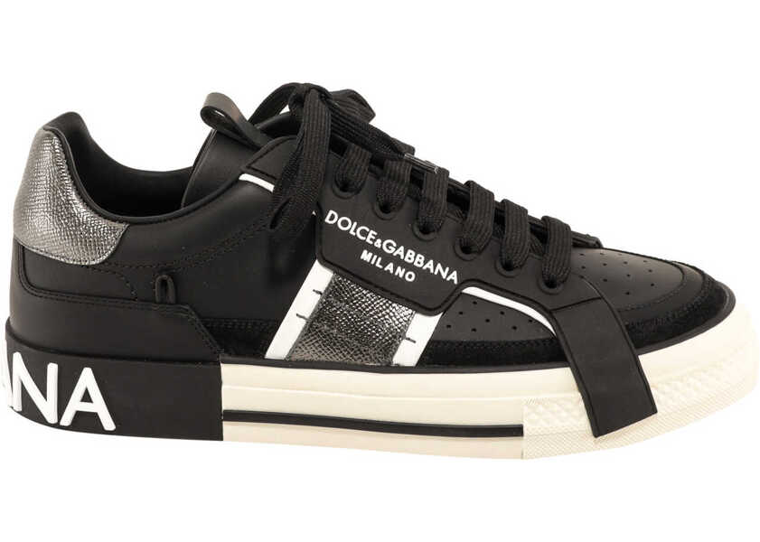 Pantofi sport Dolce & Gabbana Custom 2.Zero Black Barbati (BM8844990) -  Boutique Mall Romania