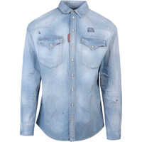 Camasi de blugi Dropped Shoulder Shirt Barbati