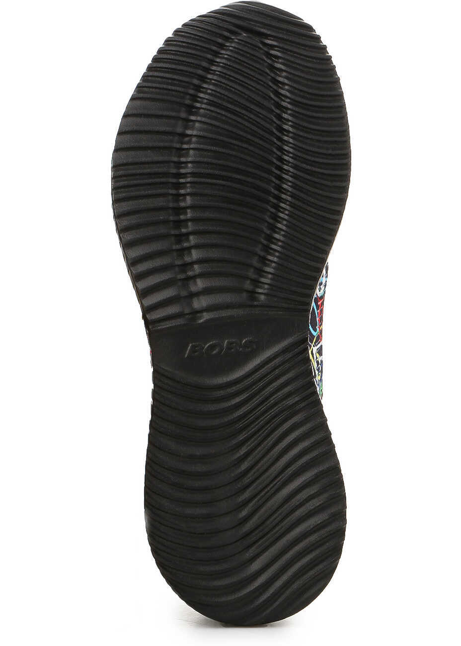 Sneakers SKECHERS Bobs Squad Starry Love Black 117092 - BKMT Black Femei (BM 8858727) 7