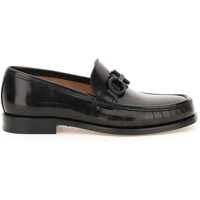 Mocasini Printed Leather Gancini Loafers Barbati