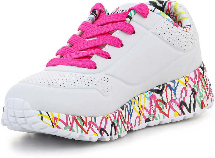Sneakers SKECHERS Children shoes Lovely Luv White/Multicolor Fete (BM 8862186) 3