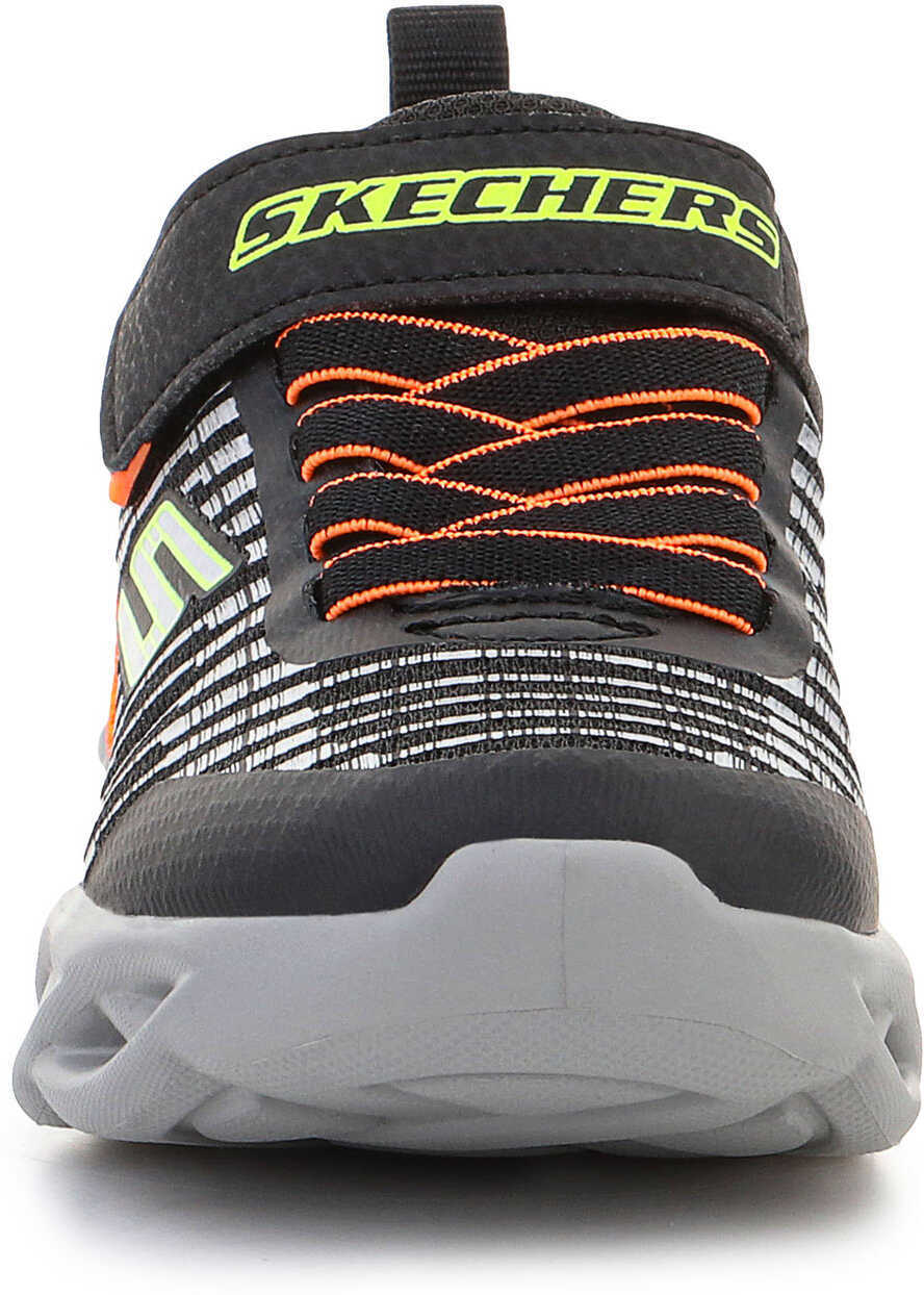 Sneakers SKECHERS Children shoes S Lights Black/Orange Baieti (BM 8862189) 2