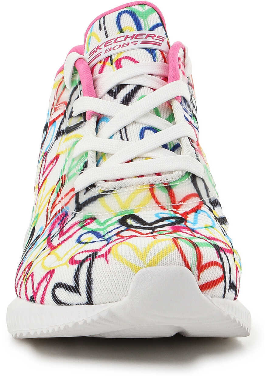 Sneakers SKECHERS Shoes Bobs Squad Starry Love 117092 - WMLT White/Pink Femei (BM 8866281) 2