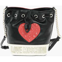 Genti de umar Love Quilted Faux Leather Mini Bucket Bag Femei