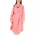 Maison Margiela Mm0 Stretch Coat With Belt Pink