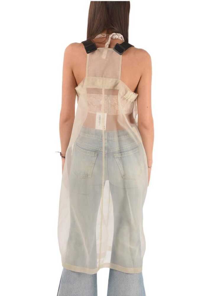 Rochii lungi Maison Margiela Mm0 Sheer Maxi Dress Pink Femei (BM 8869116) 2